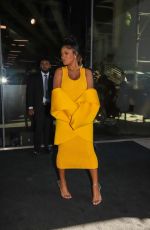 KEKE PALMER Arrives at Michael Kors Show at New York Fashion Week 09/14/2022