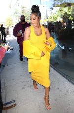 KEKE PALMER Arrives at Michael Kors Show at New York Fashion Week 09/14/2022