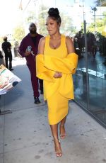 KEKE PALMER Arrives at Michael Kors Show at New York Fashion Week 09/14/2022