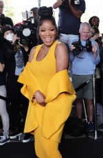 KEKE PALMER at Michael Kors Show at New York Fashion Week 09/14/2022