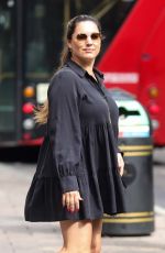 KELLY BROOK Leaves Heart Radio in London 09/02/2022
