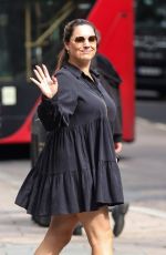 KELLY BROOK Leaves Heart Radio in London 09/02/2022