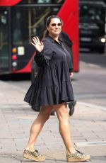 KELLY BROOK Leaves Heart Radio in London 09/02/2022