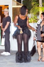 KELLY ROWLAND Leaves Sunset Towers with Friends in West Hollywood 09/14/2022