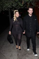 KELSEA MOSCATEL Leaves a Thai Restaurant in Los Angeles 09/12/2022