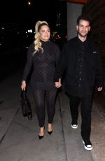 KELSEA MOSCATEL Leaves a Thai Restaurant in Los Angeles 09/12/2022