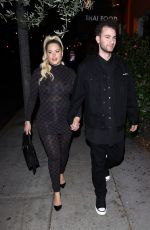 KELSEA MOSCATEL Leaves a Thai Restaurant in Los Angeles 09/12/2022