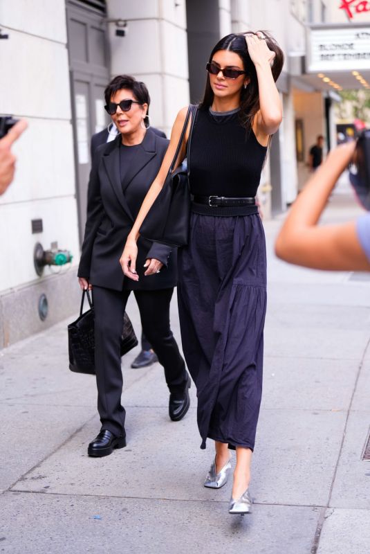 KENDALL and KRIS JENNER Out Shopping in New York 09/12/2022