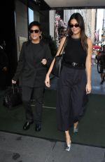 KENDALL and KRIS JENNER Out Shopping in New York 09/12/2022