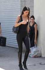 KENDALL and KYLIE JENNER Arrives at a Studio in Sherman Oaks 09/07/202