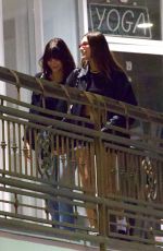 KENDALL JENNER, HAILEY BIEBER and CAMILA MORRONE at a Sushi Restaurant in Brentwood 09/06/2022