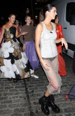 KENDALL JENNER Leaves Vogue Runway Show in New York 09/12/2022