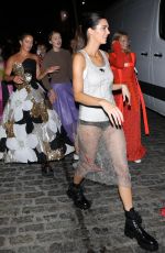 KENDALL JENNER Leaves Vogue Runway Show in New York 09/12/2022