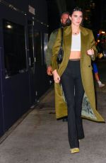 KENDALL JENNER Night Out in New York 09/21/2022