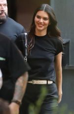 KENDALL JENNER Out for Dinner with a Girlfriend in West Hollywood 09/28/2022