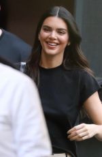 KENDALL JENNER Out for Dinner with a Girlfriend in West Hollywood 09/28/2022