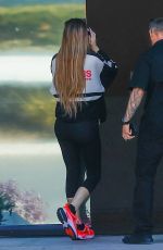 KHLOE KARDASHIAN Arrives at a Studio in Los Angeles 09/29/2022