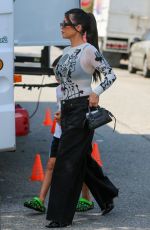 KIM and KOURTNEY KARDASHIAN Out in Sherman Oaks 09/07/2022