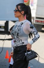 KIM and KOURTNEY KARDASHIAN Out in Sherman Oaks 09/07/2022