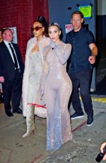 KIM KARDASHIAN and LALA ANTHONY Leaves Fendi Show at New York Fashion Week 09/09/2022