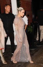 KIM KARDASHIAN and LALA ANTHONY Leaves Fendi Show at New York Fashion Week 09/09/2022