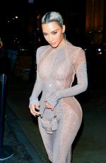 KIM KARDASHIAN and LALA ANTHONY Leaves Fendi Show at New York Fashion Week 09/09/2022