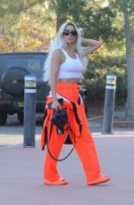 KIM KARDASHIAN Arrives at Her Son