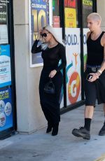 KIM KARDASHIAN at Gas Station in Los Angeles 08/31/2022