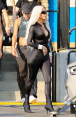 KIM KARDASHIAN Heading to a Photoshoot in Los Angeles 09/14/2022
