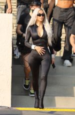KIM KARDASHIAN Heading to a Photoshoot in Los Angeles 09/14/2022