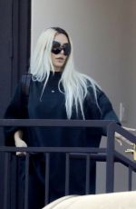 KIM KARDASHIAN Leaves a Dermatologist in Beverly Hills 09/28/2022