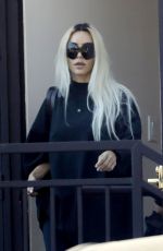 KIM KARDASHIAN Leaves a Dermatologist in Beverly Hills 09/28/2022