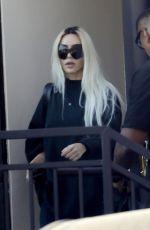 KIM KARDASHIAN Leaves a Dermatologist in Beverly Hills 09/28/2022