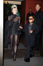 KIM KARDASHIAN Night Out in Milan 09/25/2022