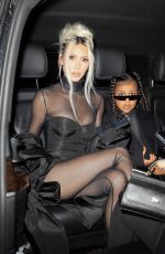 KIM KARDASHIAN Night Out in Milan 09/25/2022