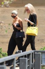 KIM KARDASHIAN Out for Lunch with Laura Arrillaga-Andreessen at Nobu Restraurant in Malibu 09/01/2022