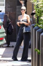 KIM KARDASHIAN Out for Lunch with Laura Arrillaga-Andreessen at Nobu Restraurant in Malibu 09/01/2022