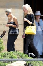 KIM KARDASHIAN Out for Lunch with Laura Arrillaga-Andreessen at Nobu Restraurant in Malibu 09/01/2022
