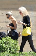 KIM KARDASHIAN Out for Lunch with Laura Arrillaga-Andreessen at Nobu Restraurant in Malibu 09/01/2022