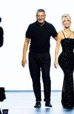 KIM KARDASHIAN Walks Runway at Dolce & Gabbana Show at Milan Fashion Week 09/24/2022