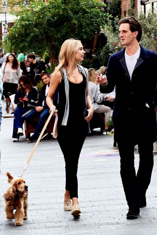 KIMBERLEY GARNER Out with Friend in London 09/10/2022
