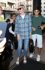 KIRSTEN DUNST Out at Milan Fashion Week 09/23/2022
