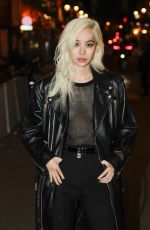 KITTY CHICHA Arrives at Saint Laurent Rive Droite Sushi Park Opening Night in Paris 09/28/2022