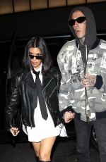 KOURTENEY KARDASHIAN and Travis Barker Out for Dinner at Eleven Masidon in New York 09/13/2022
