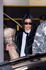 KOURTNEY KARDASHIAN and Travis Barker Arrives at Their Hotel in New York /13/2022