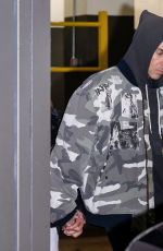 KOURTNEY KARDASHIAN and Travis Barker Arrives at Their Hotel in New York /13/2022
