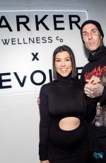 KOURTNEY KARDASHIAN and Travis Barker at Barker Wellness Skincare Collection Launch with Revolve in Malibu 09/20/2022