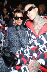 KOURTNEY KARDASHIAN and Travis Barker at Tommy Hilfiger Fashion Show in New York 09/11/2022