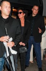KRIS JENNER Night Out at Craig