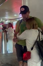 KRISTEN BELL and Dax Shepard at LAX Airport in Los Angeles 09/18/2022